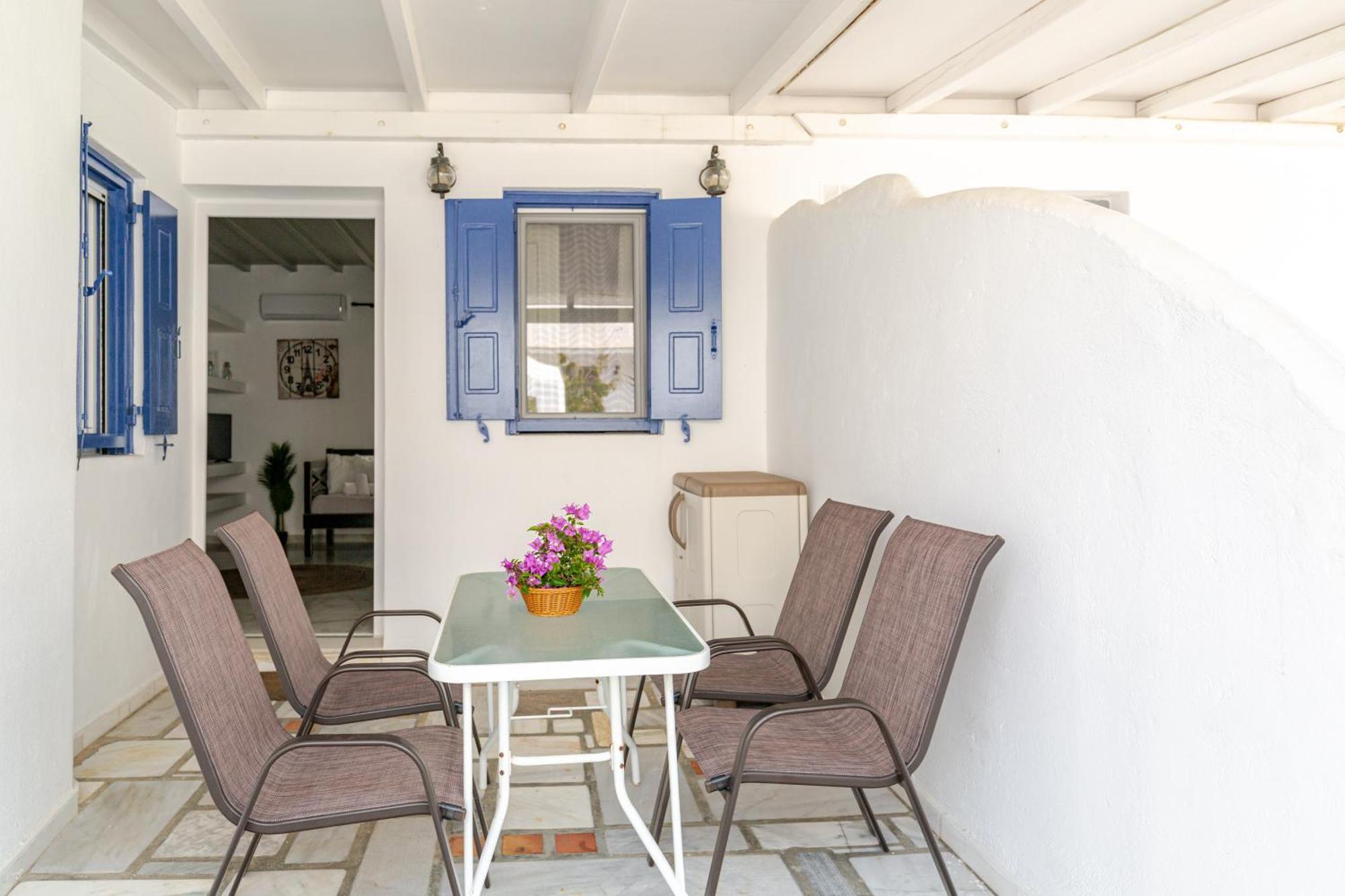 Elenitas Beach House In Ornos 外观 照片